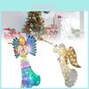 Angel Tree Topper Acrylic Christmas Decor With Lighted Star For Festive Homes