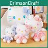 Adorable Kt Cat Plush Toy Featuring Cute Floral Dress For Kids And Collectors