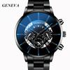 Men's Fashion Watch Three-eye Six-pin Business Watch Stainless Steel Strap Calendar Quartz Watch