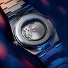 Мужские часы TISSOT PRX Powermatic 80 с браслетом, T1374071104100, Синий циферблат