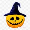 Halloween Pumpkin Iron On Heat Transfer Printing Vinyl Patches Sticker for Clothes DIY Appliques Washable Patches
