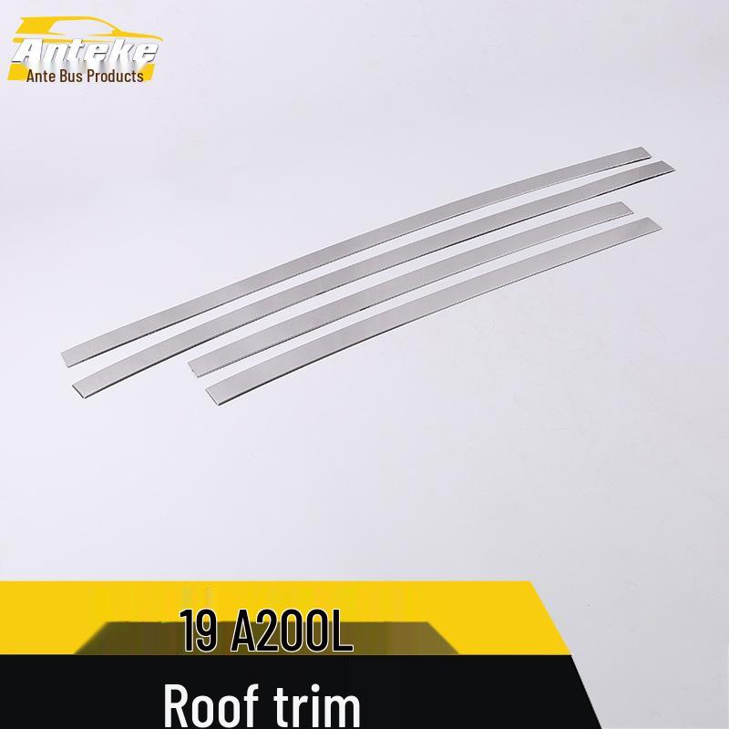 19 A200L Roof Trim Rear Upper Anti-Scratch Scuff Bright Strip Decorative Patch Accessory