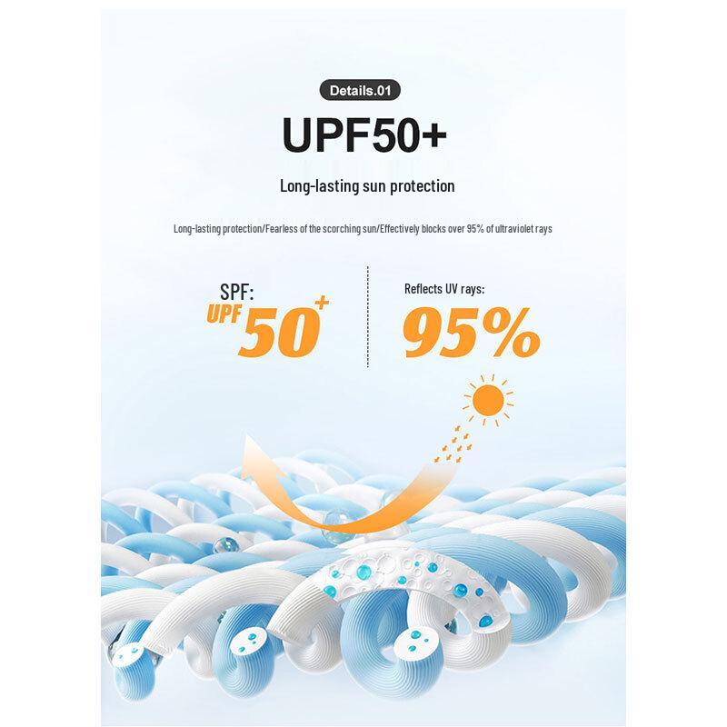 Мужская куртка из ледяного шелка с защитой от солнца UPF50+