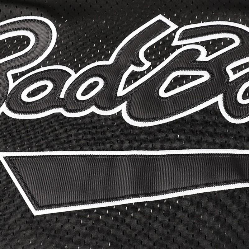 Mens Basketball Jersey Sleeveless Sports Vest Black Embroidered Size 72 US Market