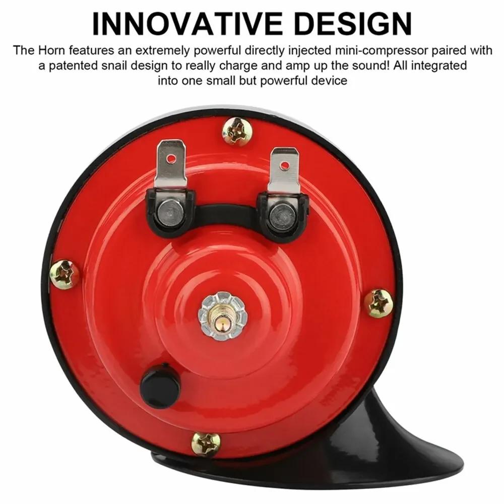 2 шт. Профессиональный автомобильный гудок 300 дБ, универсальный для мотоциклов, грузовиков, автомобилей и лодок, прочный, водонепроницаемый и с высоким/низким тоном, инструменты Hig