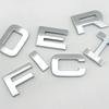 3D Black Chrome Letter Emblem Badge Hood/Trunk Car Styling Accessories Sticker