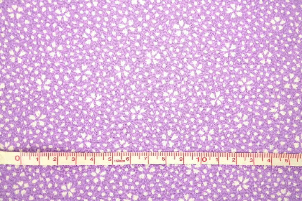 Purple X X Japanese Edo Washable Made In Japanese Tsumami Japanese Miscellaneous Japanese Sold by the Cut [Uni Fiber] [Komon Kobo] [Nikoshi Chirimen]