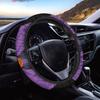 Halloween Car Steering Wheel Cover, Summer Polyester Printed Car Handle Cover, All-Season Car Cover