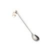 Fashion Christmas Xmas Gifts Coffee Spoon Stainless Steel Tableware Table Ornament