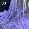 Ткань с вышивкой 3D-бабочки, вышитая вручную ткань для самостоятельного шитья, свадебное платье, водорастворимая сетчатая вышитая кружевная ткань
