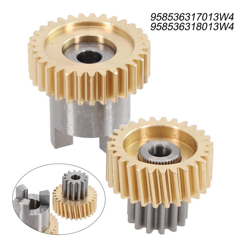2 PCS Window Sunshade Lift Curtain Motor Internal Gear Repair Parts For 2011-2017 Porsche Cayenne 958536317013W4 958536318013W4