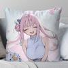 Misono Mika Anime Bblue Archive Pillow Case Fashion Square Pillowcase Bedroom Sofa Room Ins Decoration Leisure
