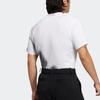 Adidas Рубашка с коротким рукавом с логотипом, однотонная, мужская, белая HS8996
