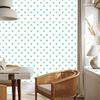 Heart Wallpaper White, Mint and Sea Blue 50x1000