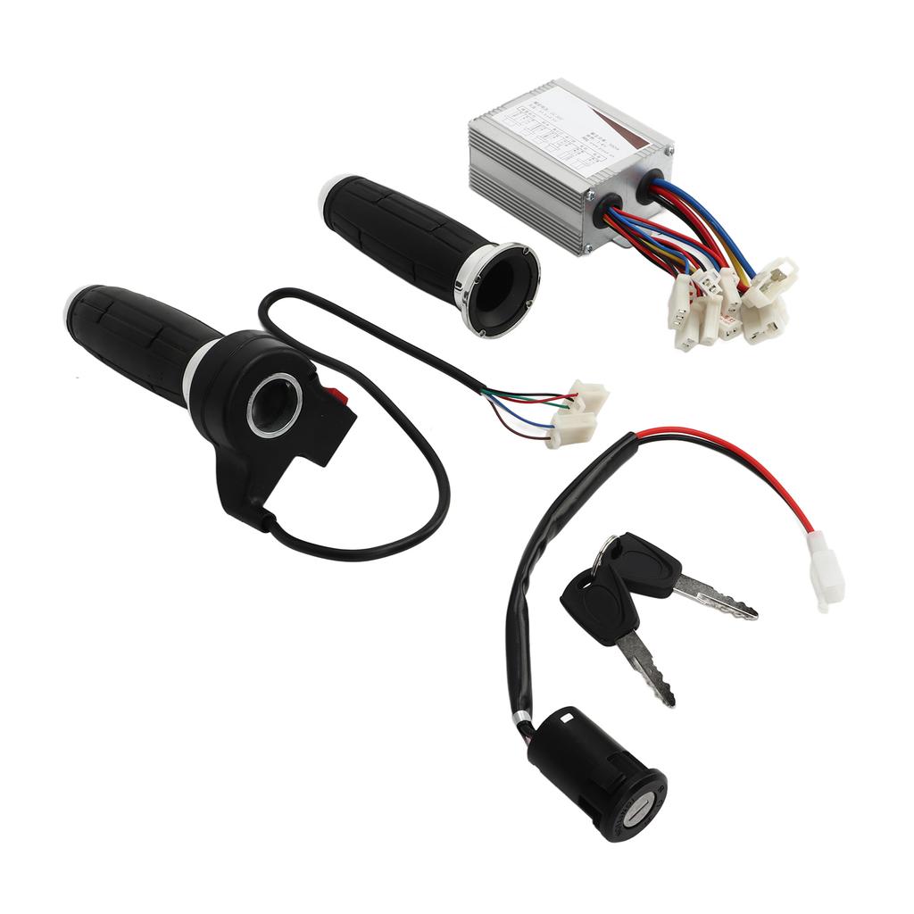 Комплект для переоборудования электровелосипеда 36 В 500 Вт Электрический велосипед Коллекторный контроллер Универсальная ручка газа