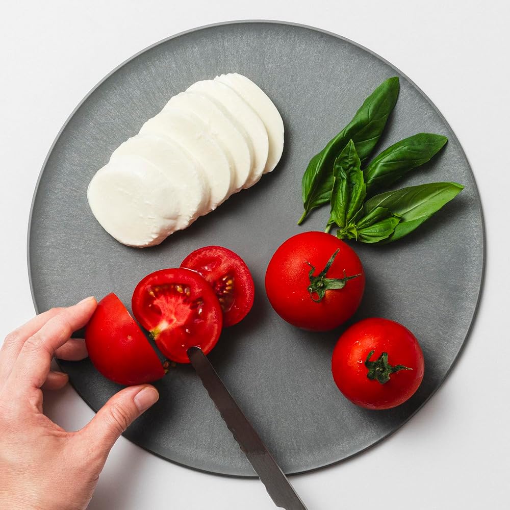 CHOPLATE 260mm, stone gray (plate that doubles as a cutting board)