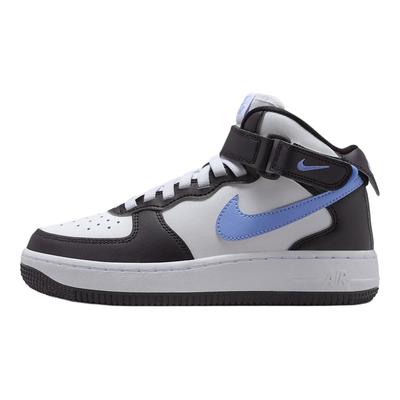 Air Force 1 Easy On Удобные Мягкие Нескользящие Прочные Кроссовки Мид Топ для Детей Детские Кроссовки Черные Белые Синие FN1193-600