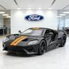 1:32 Ford GT 2017, суперкар, модель автомобиля из сплава, литая под давлением, звуковая и световая модель автомобиля, коллекция игрушек, подарок для детей