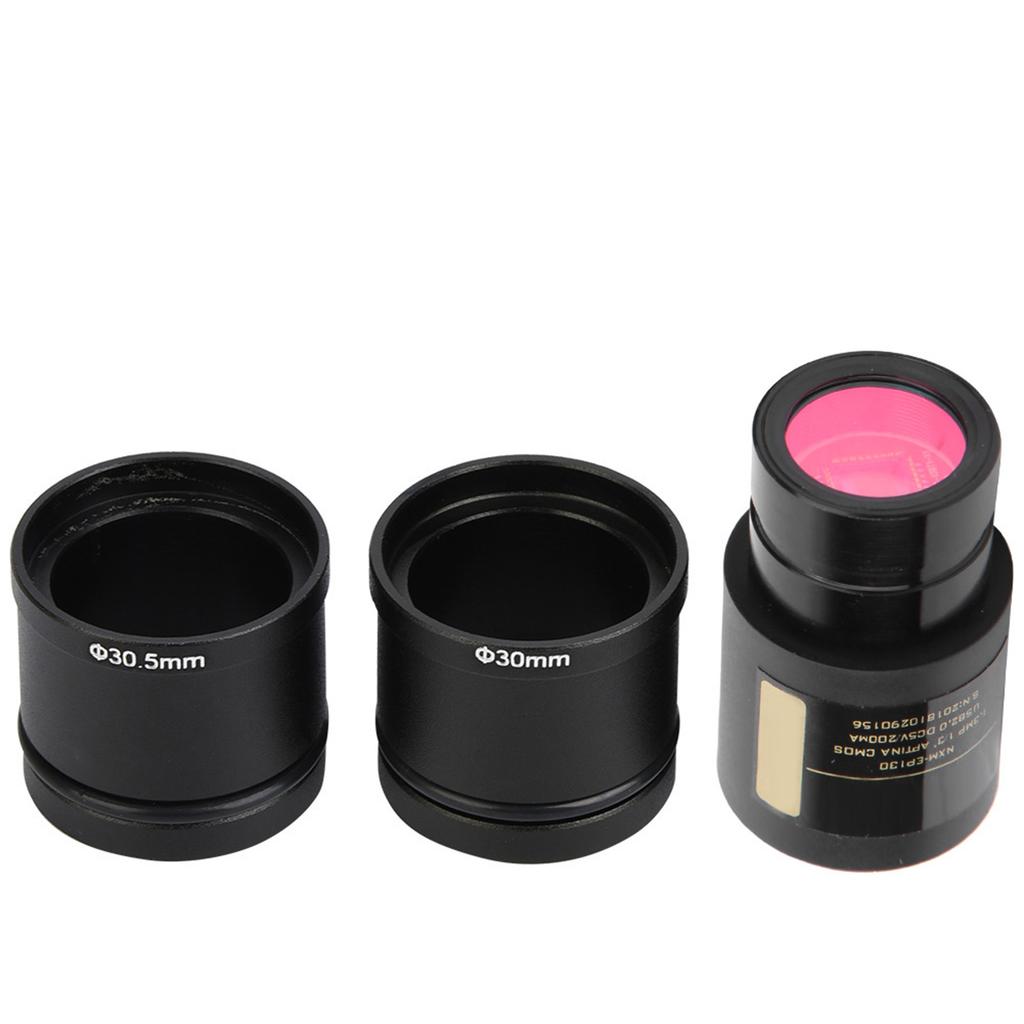 1.3MP USB 2.0 Electronic Eyepiece for 23.2mm 30.0mm 30.5mm Microscope  Drive Free With Two Adapter