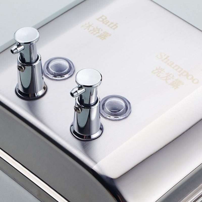 Liquid Soap Dispensers 1000ml Stainless Steel Touch Soap Dispenser Square Bathroom Kitchen Dispenser For Liquid Soap WF-18021