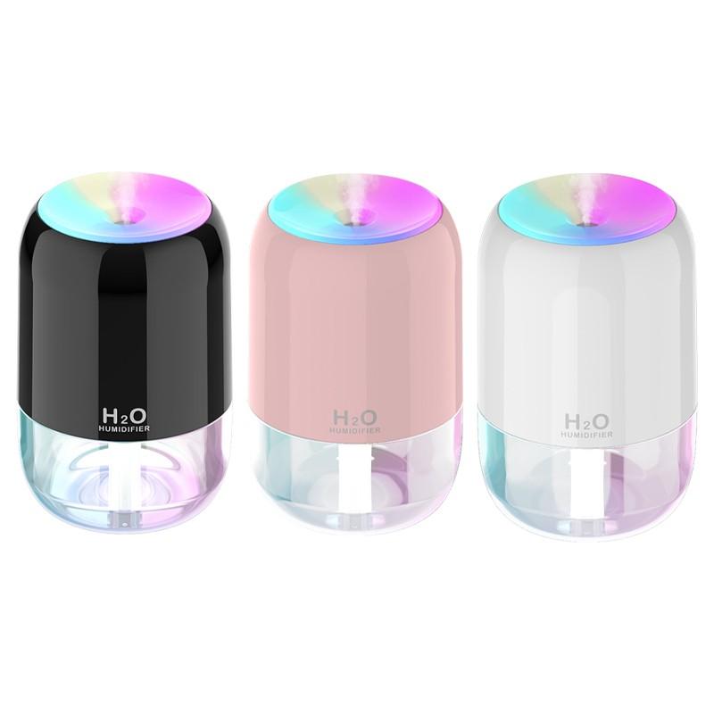 USB Humidifier With LED Light Aroma Diffuser Air Purifier Mist Maker Air Freshener For Bedroom Home Car Office