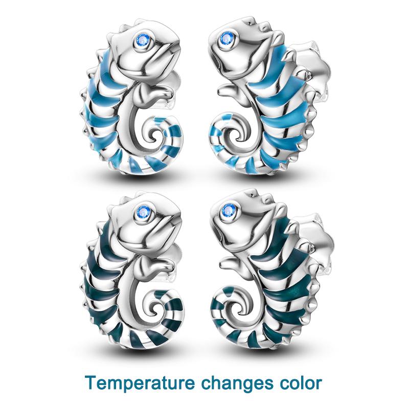 Round Circle Hoop Earrings For Women 925 Silver Heart Star Moon Sun Flower Zircon Opal Earrings Jewelry Gift