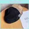 Simple Retro Solid Color Suede Neutral Casual Beret For Autumn And Winter