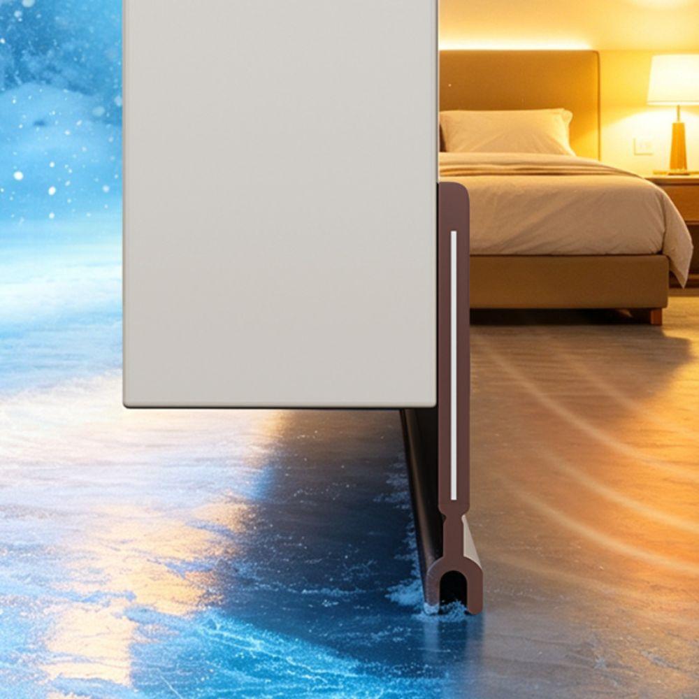 Sound Insulation Door Bottom Seal Strip Flexible Door Draft Blocker Door Sweep Indoor