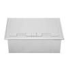 Floor Outlet 3 Receptacles 16A 4000W Recessed Floor Electrical Socket Box Kit for Office Hotel School Home