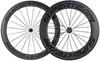 Superteam Carbon Bicycle Wheels, Front 60mm, Rear 88mm, Clincher Road Wheels, 700C (Transparent Black)