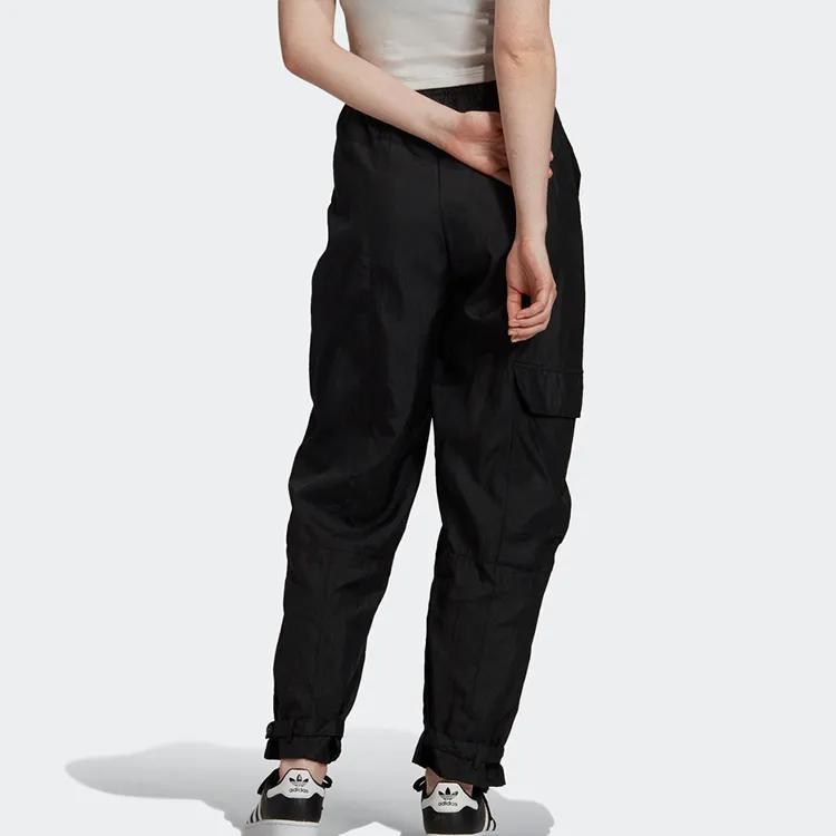adidas Originals Вязаные спортивные штаны Японская версия Женские Черные (унисекс) Трикотажные спортивные штаны