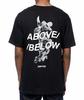 Empyre Mens Above Below Black Tee Shirt New
