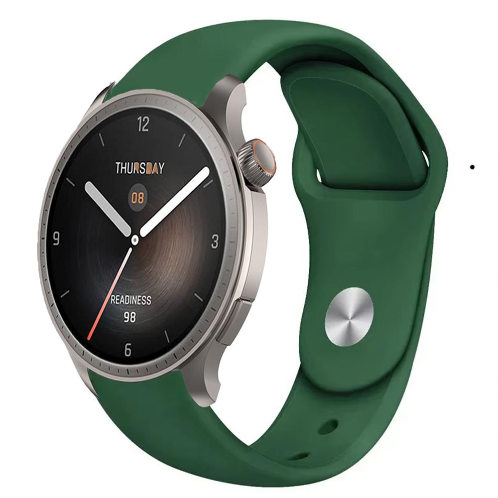 Силиконовый ремешок 22 мм 20 мм для Amazfit Balance 2 1 Спортивный браслет Correa для Amazfit Bip 6 5/GTR/GTS 4 3 2/Active 2 Аксессуары