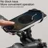 Bicycle Motorcycle Phone Mount Holder Handlebar Cell Phone Clamp 360-Degree Adjustable High Stability Smartphone Holder