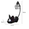 Miniature Cat Led Night Lamp Creative Resin Cat Animal Night Lamp Kitty Table Lamp Children'S Cartoon Room Lamp Decro Home