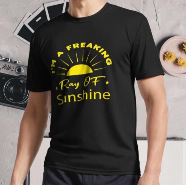 New Shirt funny I'm a Freaking Ray of Sun Active Logo T-Shirt Funny Size S - 5XL
