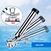 Adjustable 360° Rotating Stainless Steel Fishing Rod Holder for Boats and Yachts