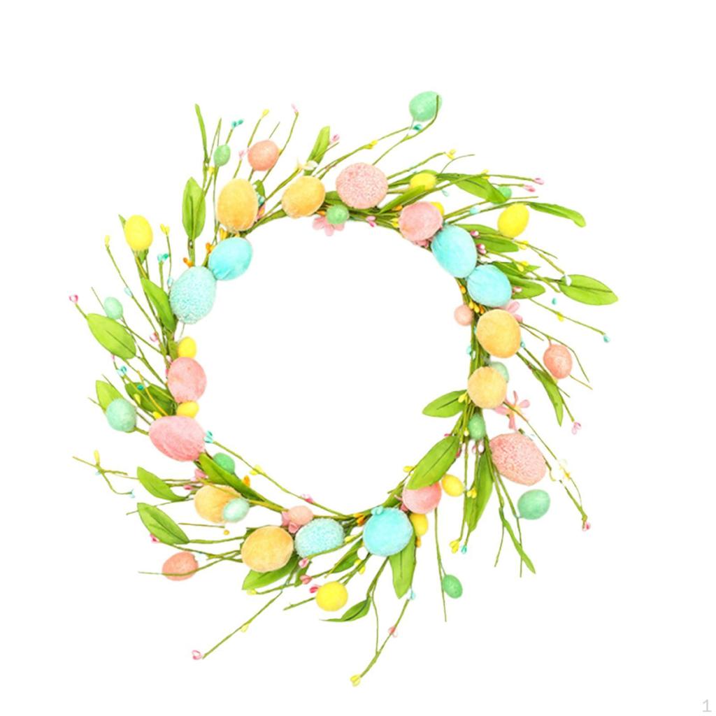 1x Easter Tree Branch Decor Artificial Decorative Simulated Berry Cuttings Egg Flower Pick