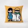 Cartoon Cute Dog Pillowcase Interior Decoration Office Living Room Home Pillowcase