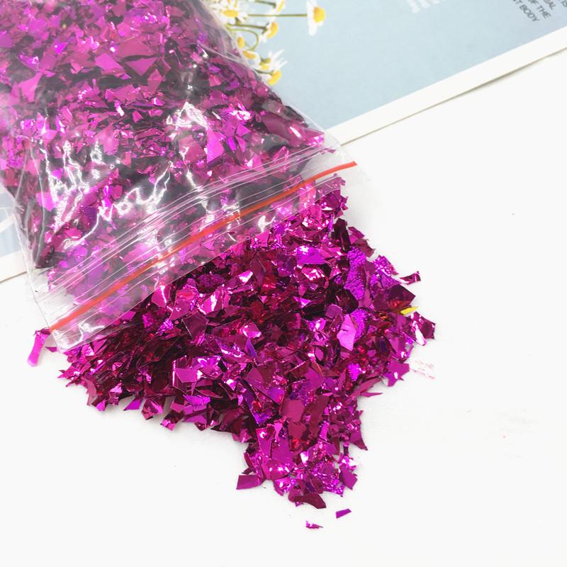 10g Nail Art Glitter Candy Color Flakes Irregular Manicure Nail Tips Decoration Sequins Paillette