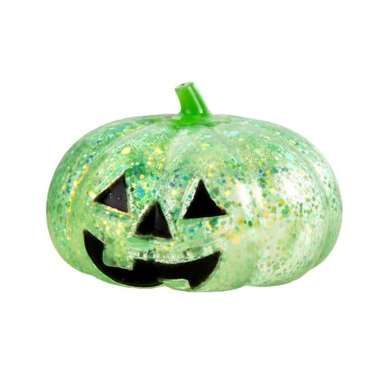 Squeeze Stress Ball 1/2/3Pcs Halloween Pumpkin Relief Toy, Creepy Head Glitter for Kids Adults, Party Favors
