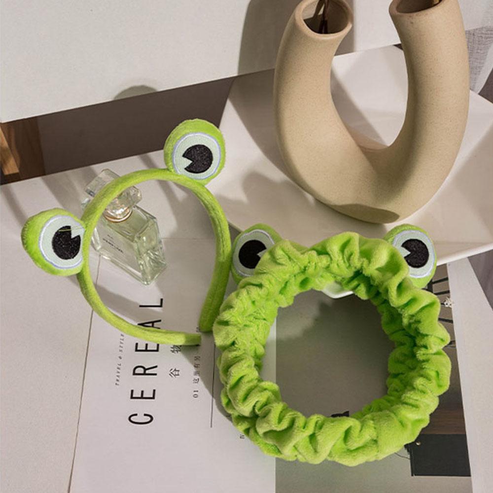 For Women Funny Frog Wide-brimmed Hair Accessories Headband Headwear Hair Hoop Elastic