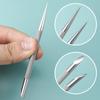 Double Ended Nail Pusher Cuticle Remover Manicure Pedicure Beauty Steel Tool