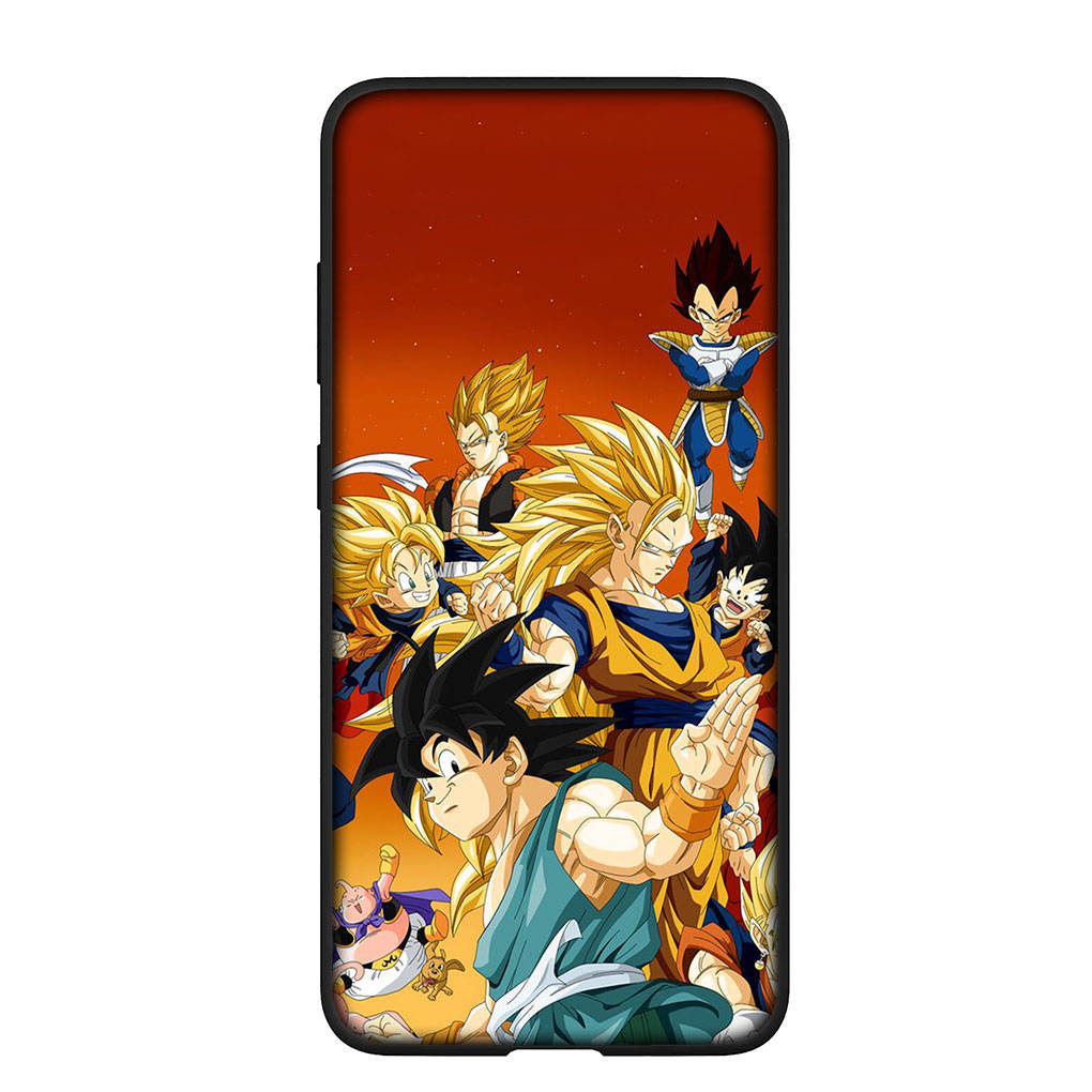 Чехол для телефона Samsung Galaxy S25 S24 S23 iPhone 16 15 Xiaomi Redmi Note 14 13 12 16E 11 Pro Max XR OPPO Moto Poster Dragon Ball Goku DragonBall Cover