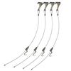 simPLEISURE Picture Rail Stainless Steel Wire Hooks, Set of 4 (1.0m) Ea100094a02n0
