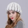 New Arrival Women Genuine Mink Fur Hat Fashion Luxury Handmade 100%Natural Mink Fur Cap Winter Lady Warm Real Fur Hat