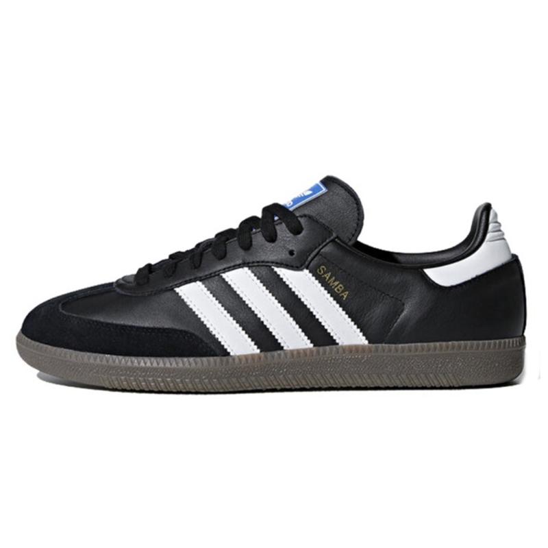 Adidas Originals SAMBA OG Dark Night Minimalist Style Abrasion Resistant Abrasion Resistant Low top Skateboard Shoes B75807(Team562- )