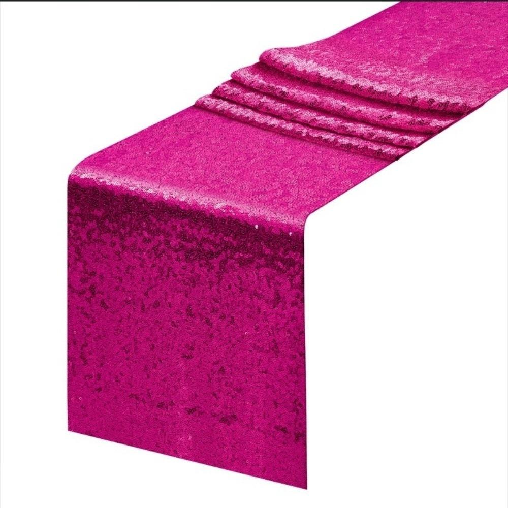 Glitter Long Tablecloth Metallic Dining Table Decoration Table Runner  Event Party Decoration