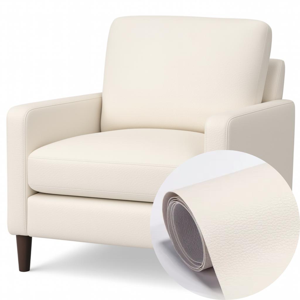 Upholstery Skai Eco Leather Material Ecru Upholstery [M-Skaj2]