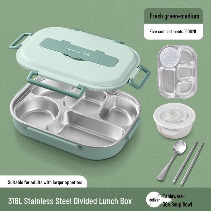 Ymer Insulated Stainless Steel Bento Lunch Box Set